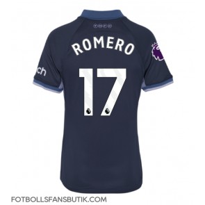 Tottenham Hotspur Cristian Romero #17 Replika Bortatröja Damer 2023-24 Kortärmad